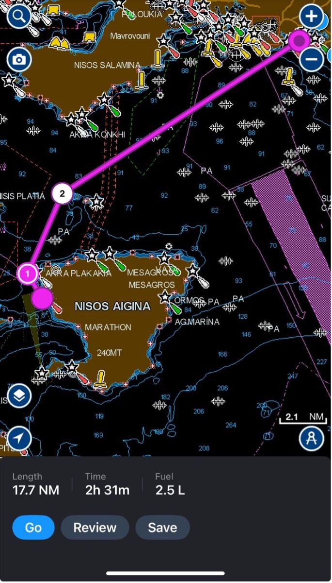 Etappe 3: Aegina nach Faliro