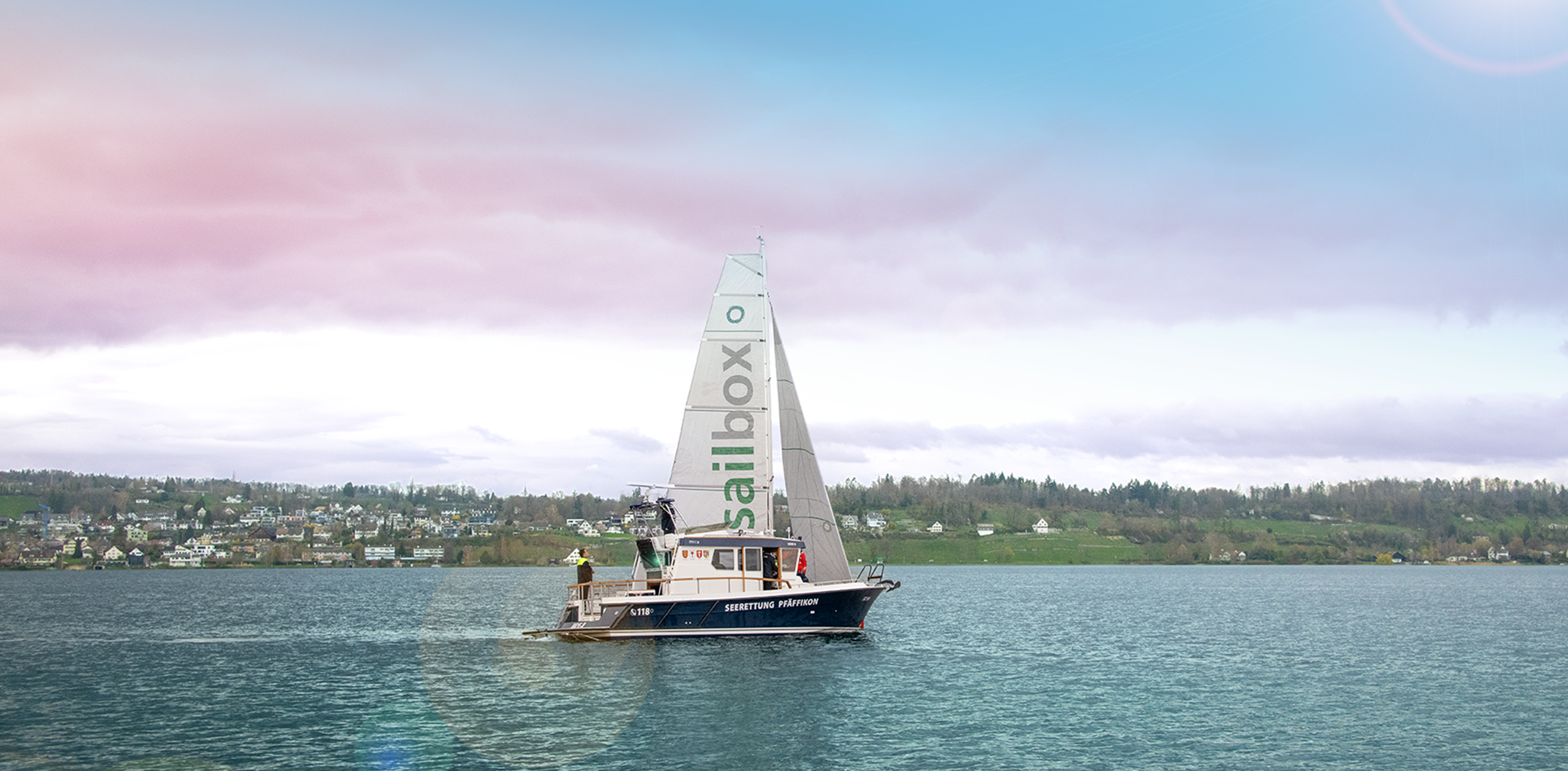 Segelyacht Seerettungs-Übung [Bild: N. Román]